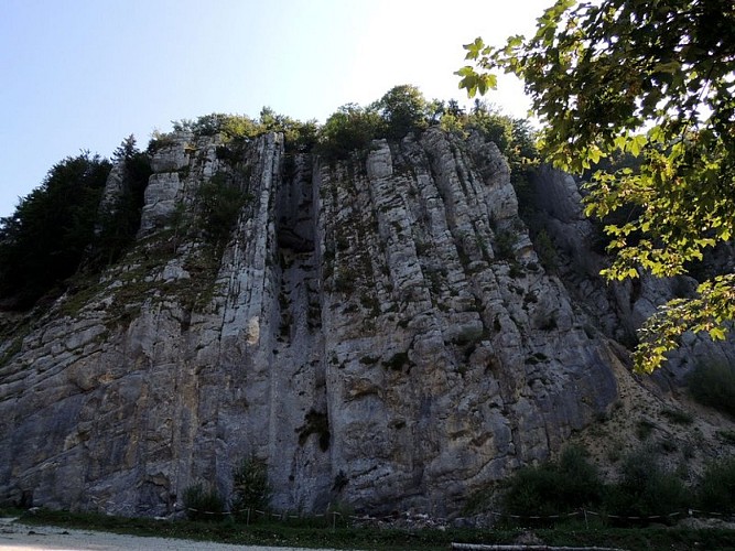 Les falaises du Morillon