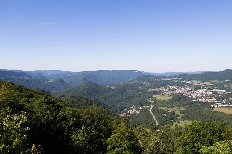 Vue depuis le belvédère de Ponthoux