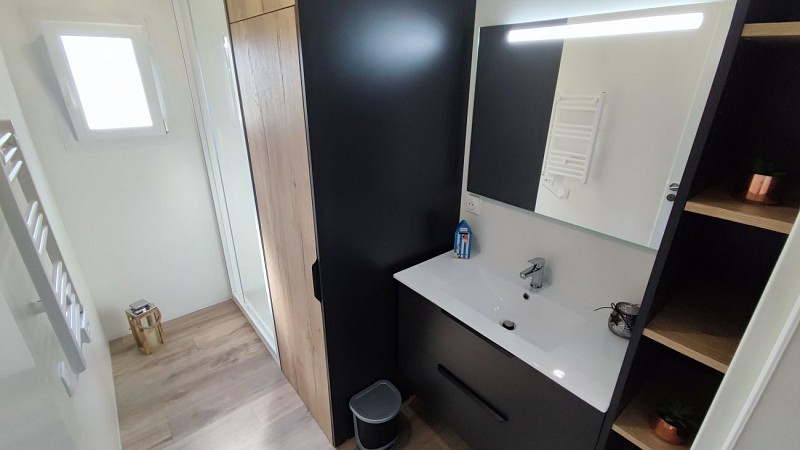 Salle de bain chalet Voile Jolie 