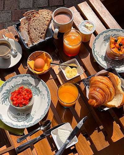 Petit-déjeuner et déjeuner