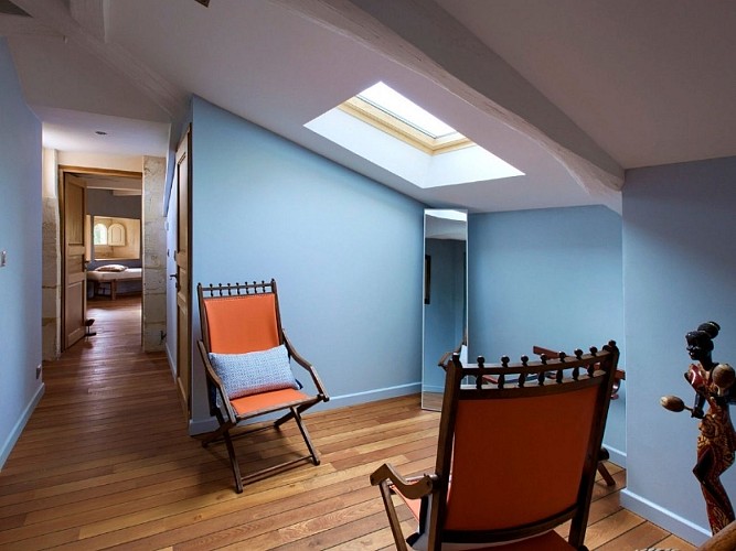 Salon de la Chambre Amiral du Château de Castelneau