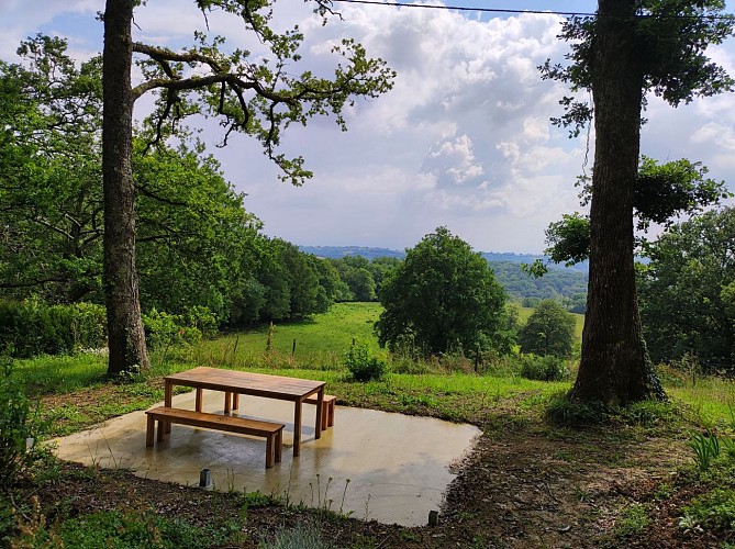 Gite La Palombière vue extérieur