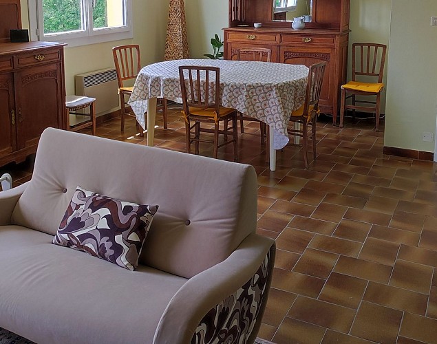 Gite La Palombière salon