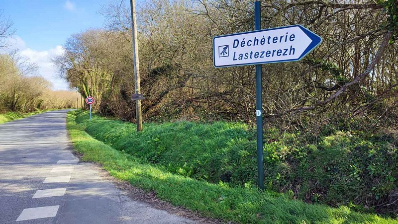 Vers la décheterrie