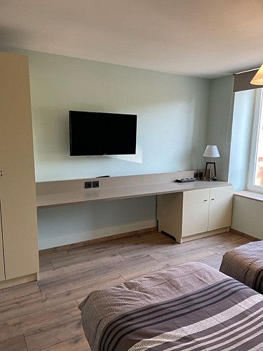 Pont tournant - chambre tv