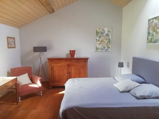 Domaine d'Ancia à Anché _ Vienne _Chambre Champ la Dame