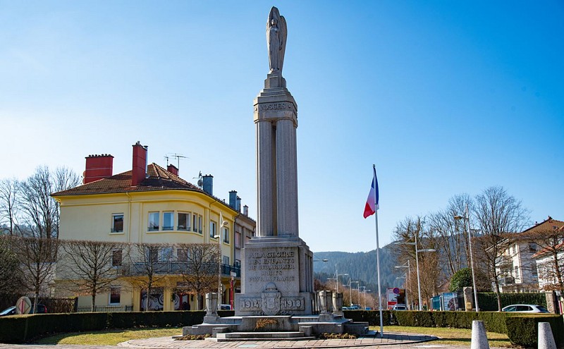 Das Kriegsdenkmal in Gérardmer