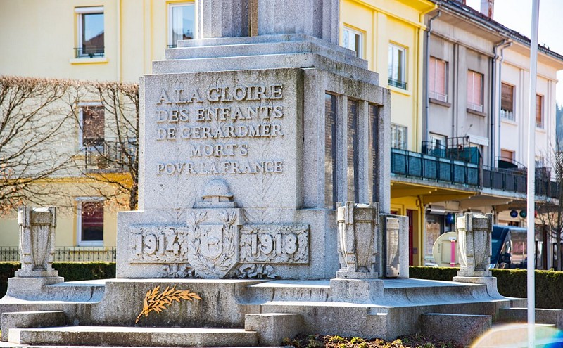 The war memorial of Gerardmer