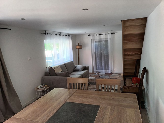 salon avec lit apoint