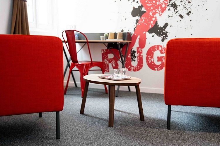 Hotel Urban style Biarritz Le Relais chambre rouge