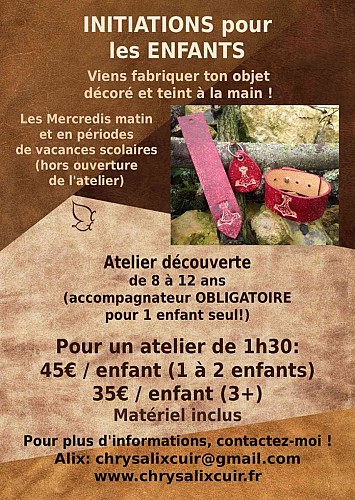 Flyer stages enfants