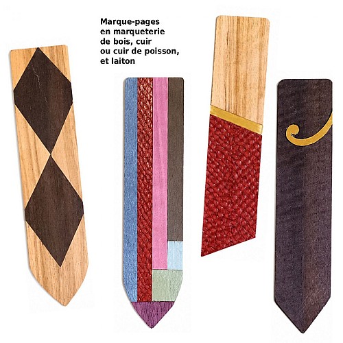 marque pages marqueterie