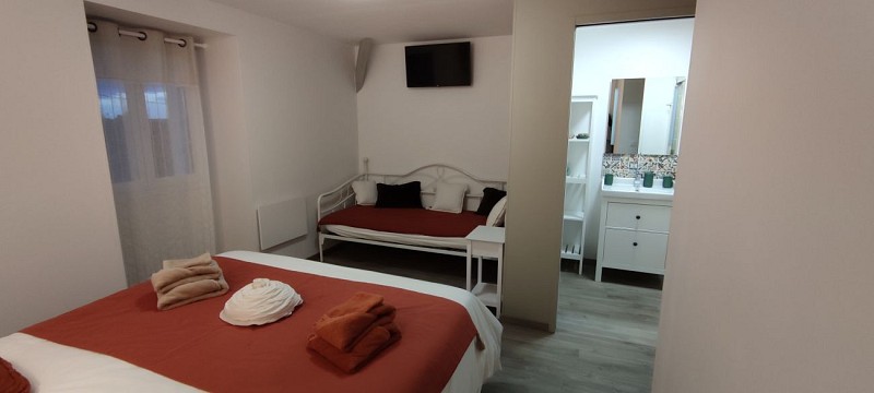 Vue ensemble chambre Ambre