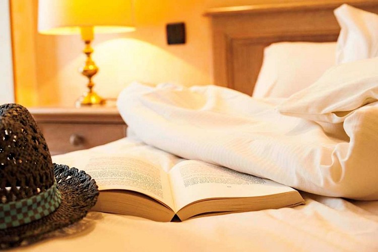 Détail chambre Hôtel du Commerce