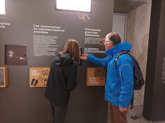 Space of rock engravings