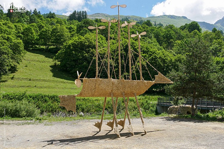 Sculptures sur Paille et Foin visibles tout l'été