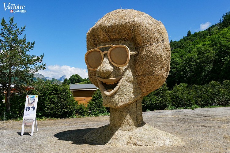 Sculptures sur Paille et Foin visibles tout l'été