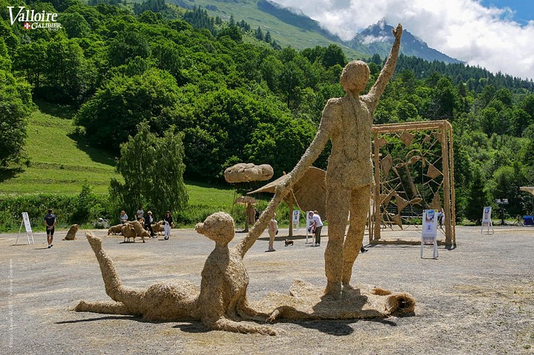 Sculptures sur Paille et Foin visibles tout l'été