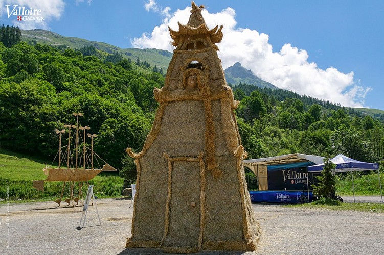 Sculptures sur Paille et Foin visibles tout l'été