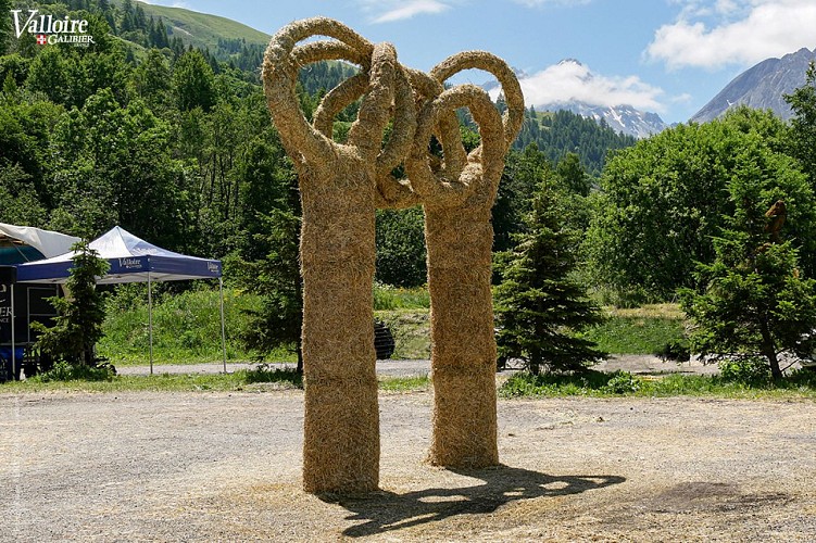 Sculptures sur Paille et Foin visibles tout l'été