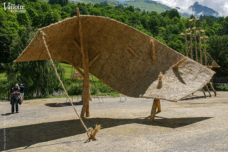 Sculptures sur Paille et Foin visibles tout l'été