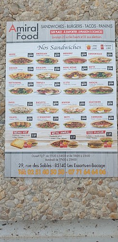 Restauration Rapide Amiral Food