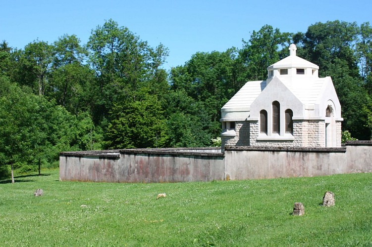 Zerstörtes dorf Louvemont côte du poivre
