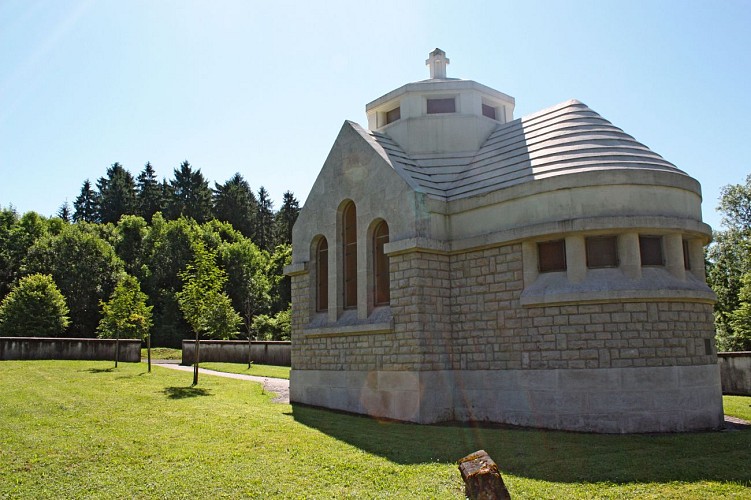 Zerstörtes dorf Louvemont côte du poivre