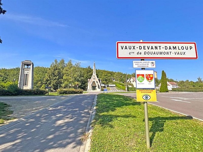 DESTROYED VILLAGE OF VAUX DEVANT DAMLOUP