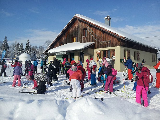 GÎTE D'ÉTAPE - LE HAUT SAUGEAIS BLANC - Hiver enfants