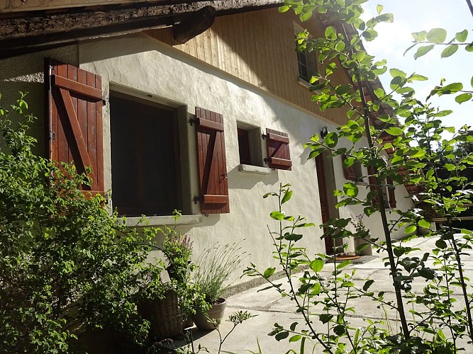 Entrée individuelle des chambres