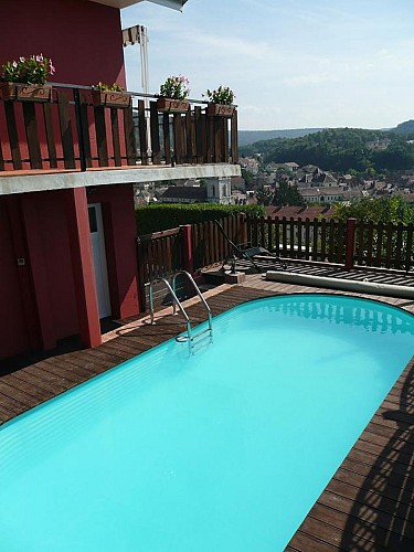 Piscine chauffée extérieure