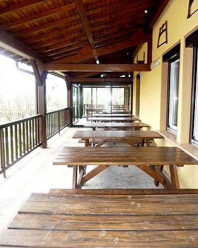 Terrasse Ferme Auberge du Ligier