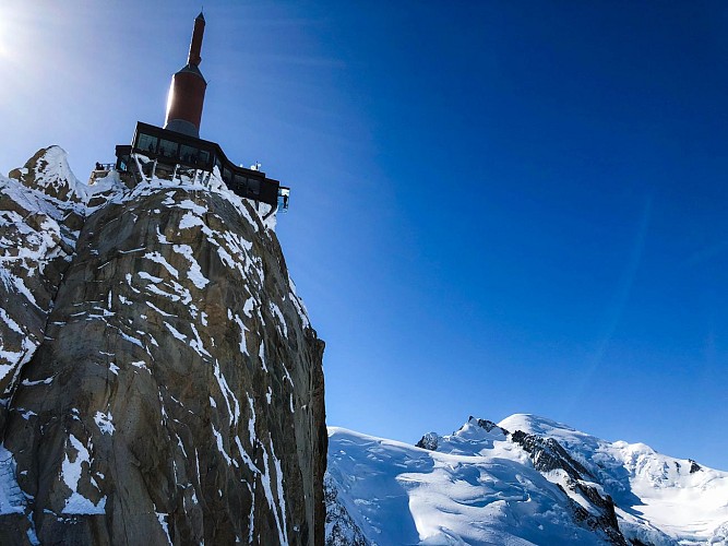 Seilbahn der Aiguille du Midi