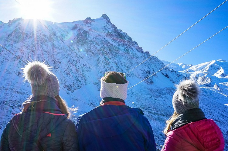 Seilbahn der Aiguille du Midi