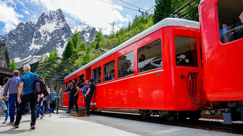 Mer de Glace et train du Montenvers