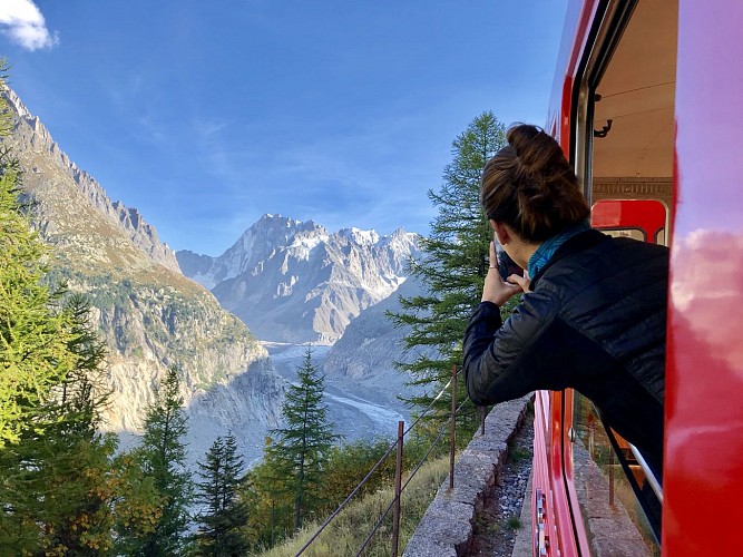 Mer de Glace et train du Montenvers