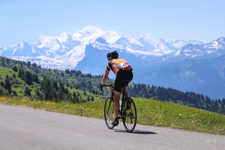 From les Carroz to Flaine, for bikers