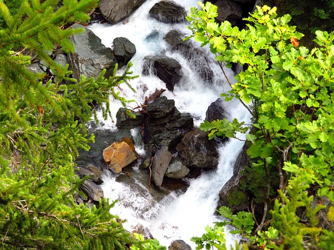 Diosaz's gorges suspended path