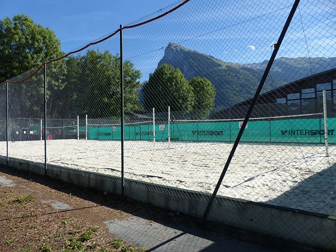 Tennis- en strandtennisbanen