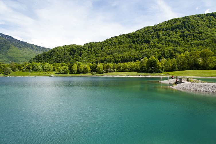 Parcours Pêche de Savoie du plan d'eau de Barouchat