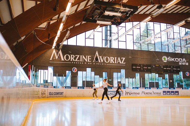 Indoors Ice Rink Skoda Arena