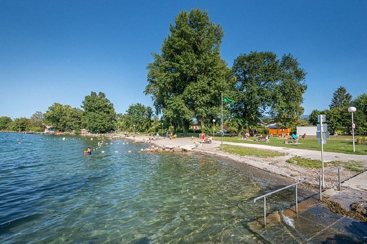 Strand von Sciez-sur-Léman