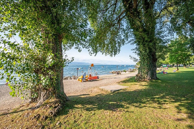 Strand von Sciez-sur-Léman