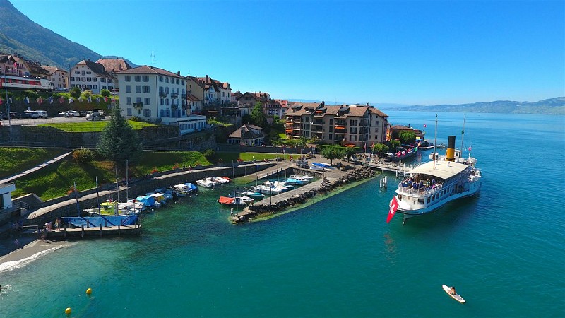 De pier van Saint-Gingolph