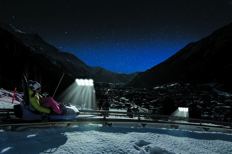 Luge sur rails Alpine Coaster de Chamonix