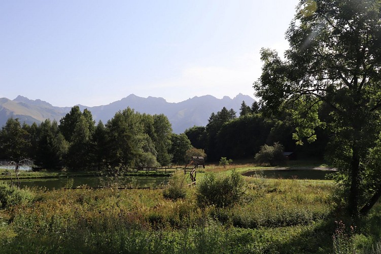 Plan d'eau et baignade d'Albiez-le-Jeune