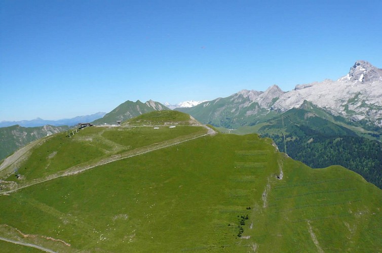 Parapente : despegue del Lachat