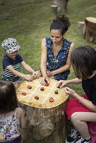 La Source, ein Spielpark und eine Erkundung der Alpe