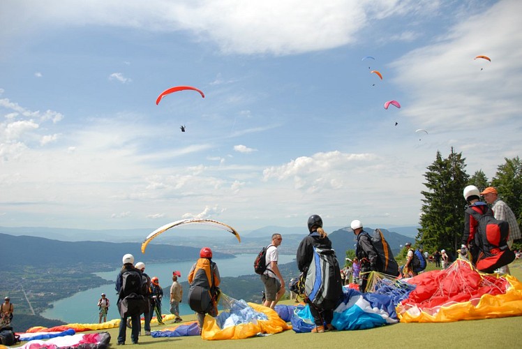 Aire de décollage du col de La Forclaz